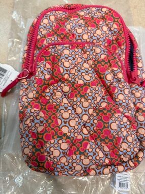 NWT-Vera Bradley Disney Featherweight Lorman Sling Backpack Kaleidoscope Pink